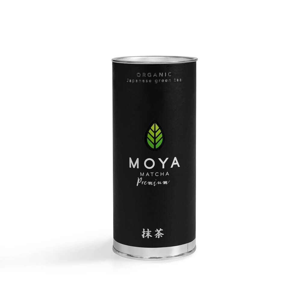Matcha Poeder in een Papier Blik met een inhoud van 30 gram - Moya Matcha Premium